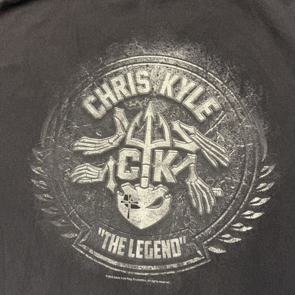 Chris Kyle Foundation The Legend Black Size Large T Shirt 2015